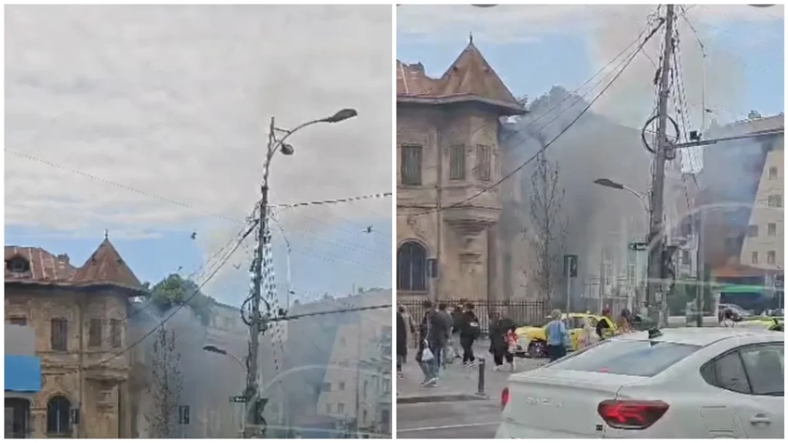 Incendiu în subteran la Piața Romană. Fum dens, semafoare oprite și trafic dat peste cap în centrul Capitalei