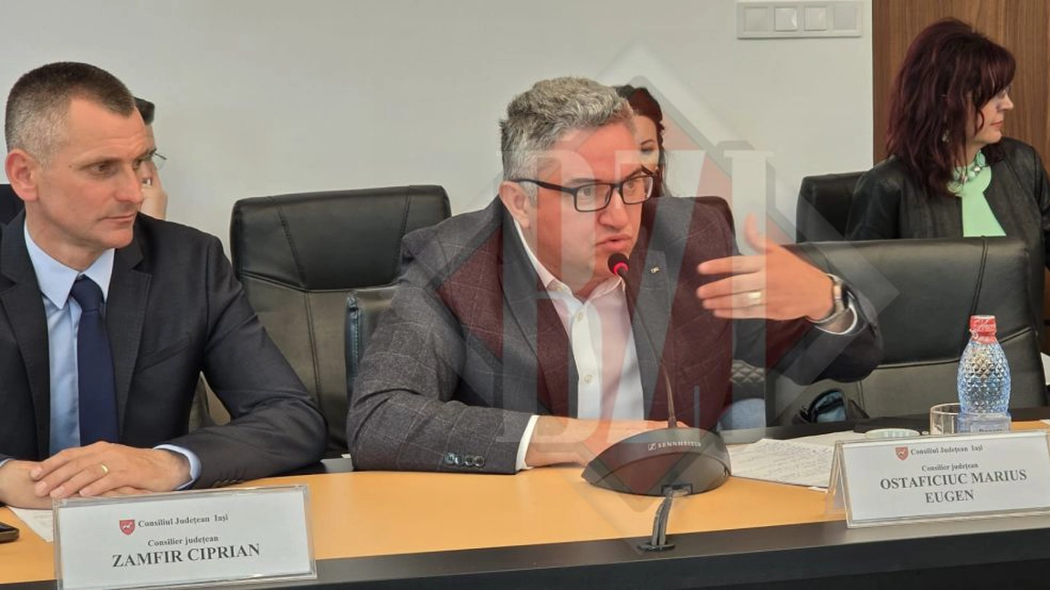 Consilierul județean AUR Marius Ostaficiuc, critici în ședința de buget la Iași: „Drumurile de pământ sunt ignorate, iar sportul are nevoie de mai mult sprijin”