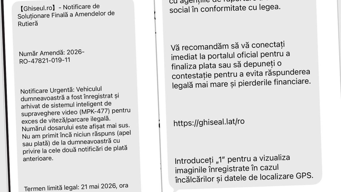 O nouă escrocherie cu mesaje ghișeul.ro face victime în Iași. Cum poți rămâne fără banii din cont dacă accesezi un link