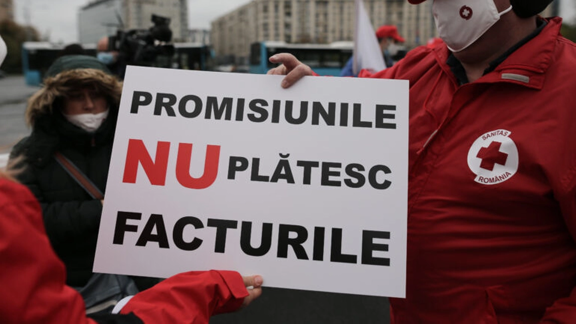 „Sporul” care a aprins revolta în spitale. SANITAS amenință cu proteste după proiectul noii legi a salarizării