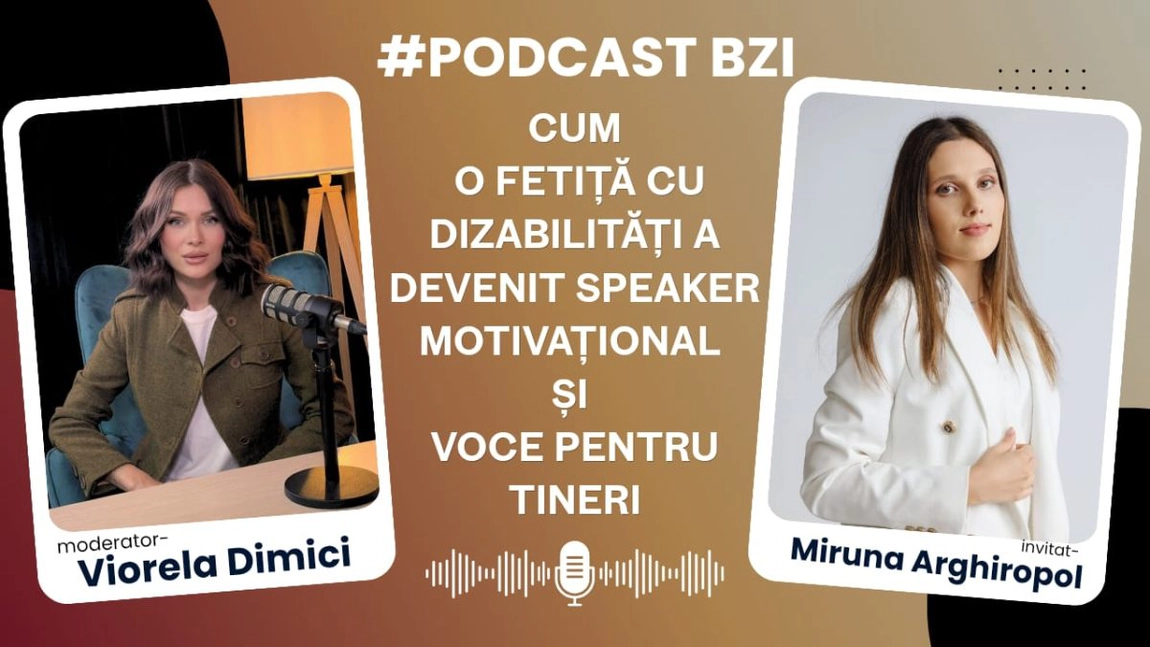 LIVE VIDEO - Miruna Arghiropol, fondatoarea A New Chance, autoare de carte, cum o fetiță cu dizabilități a devenit speaker motivațional și voce pentru tineri