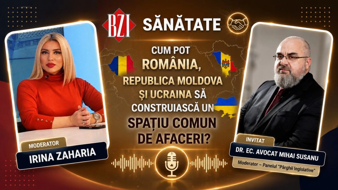 LIVE VIDEO - Dezbatere despre pârghiile legislative pentru dezvoltarea afacerilor între România, Republica Moldova și Ucraina, la BZI LIVE, 4 iunie 2026
