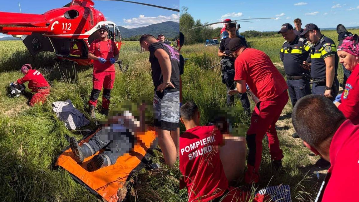 Bărbat de 53 de ani, atacat de urs în Brașov! A intervent elicopterul SMURD!