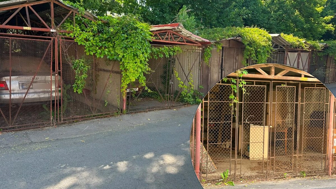 Haos lângă Parcul Copou! Garaje abandonate și pline de gunoaie, de ani de zile, pe strada Aurora. „E o adunătură de șobolani”