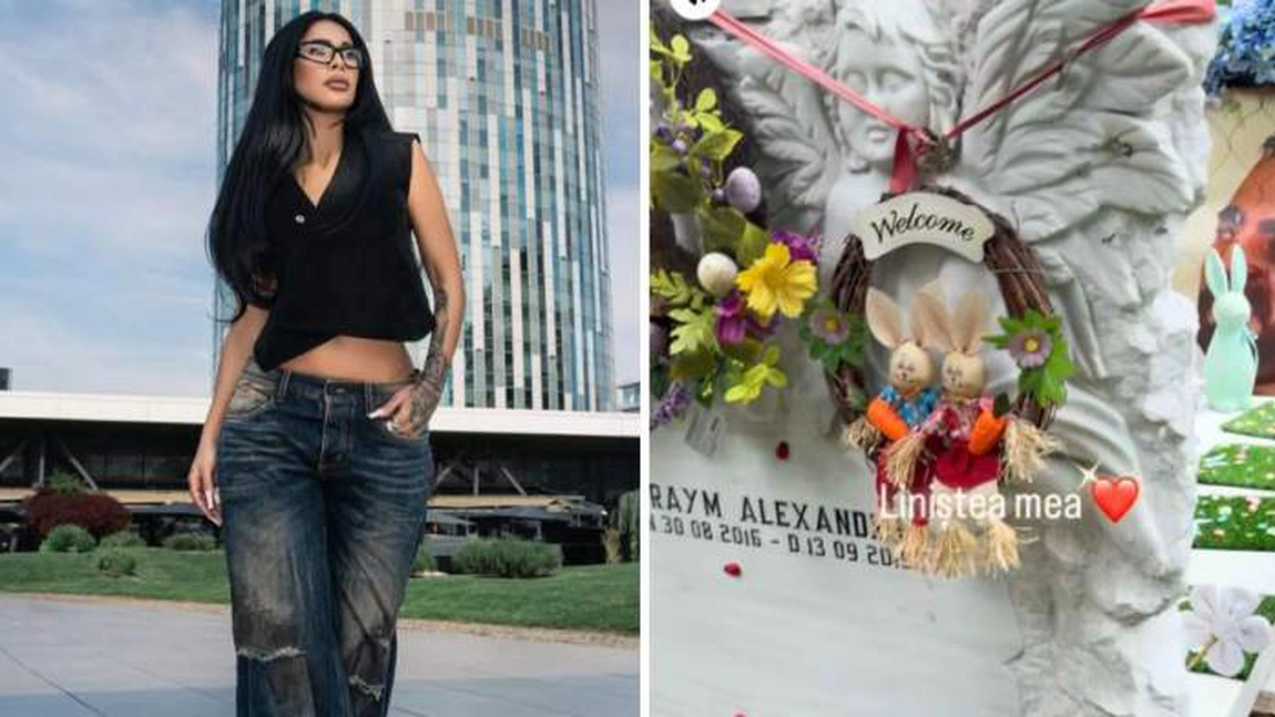 Cristina Pucean, gest sfâșietor de 1 Iunie la mormântul nepoțelului. Cele mai emoționante imagini