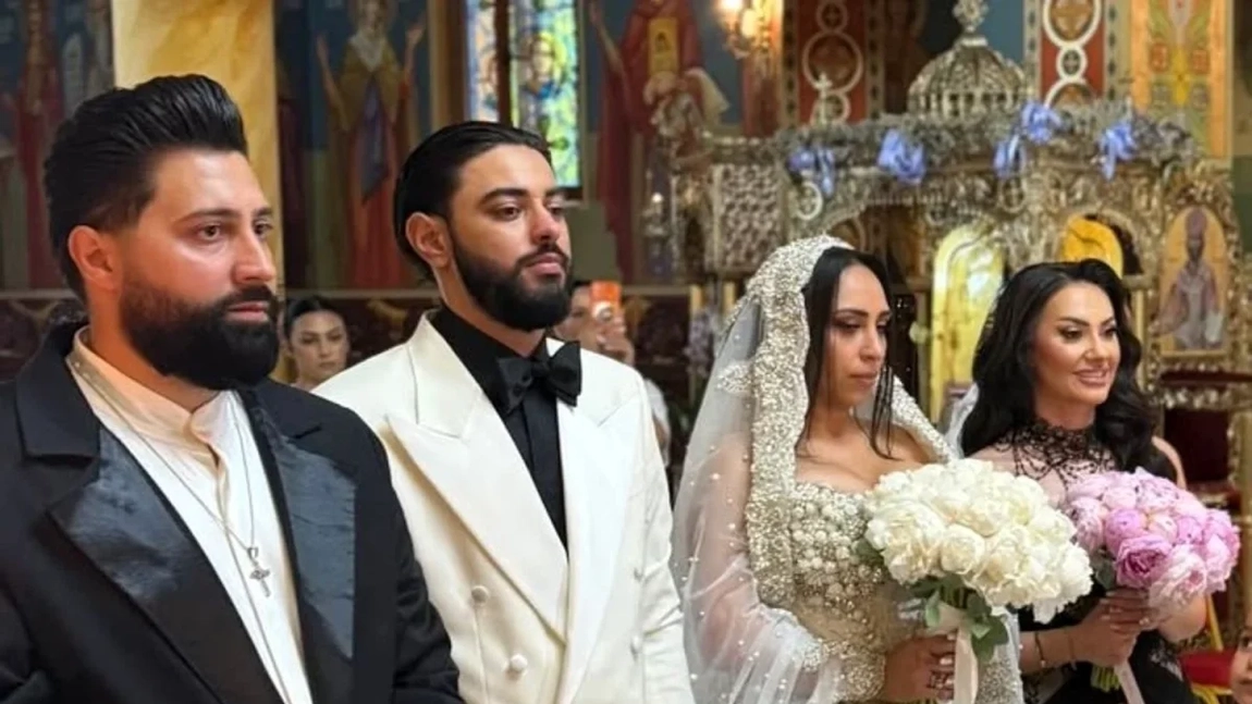 Nunta anului! Fiul lui Florin Salam s-a căsătorit. Cine au fost nașii și ce rochie a purtat mireasa