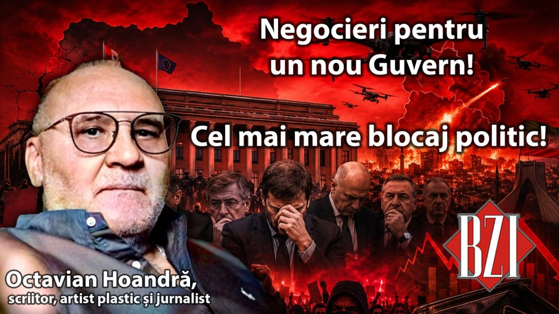 LIVE VIDEO - Studio-Politic BZI LIVE specula cu Octavian Hoandră, scriitor, artist plastic și jurnalist