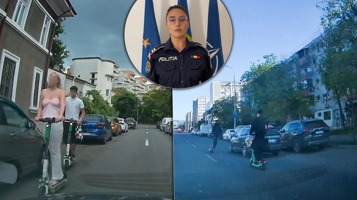 Trotinetiștii sunt un pericol în traficul ieșean! Nu există nicio normă legislativă pentru aceștia! „Nu pot fi conduse pe trotuar”