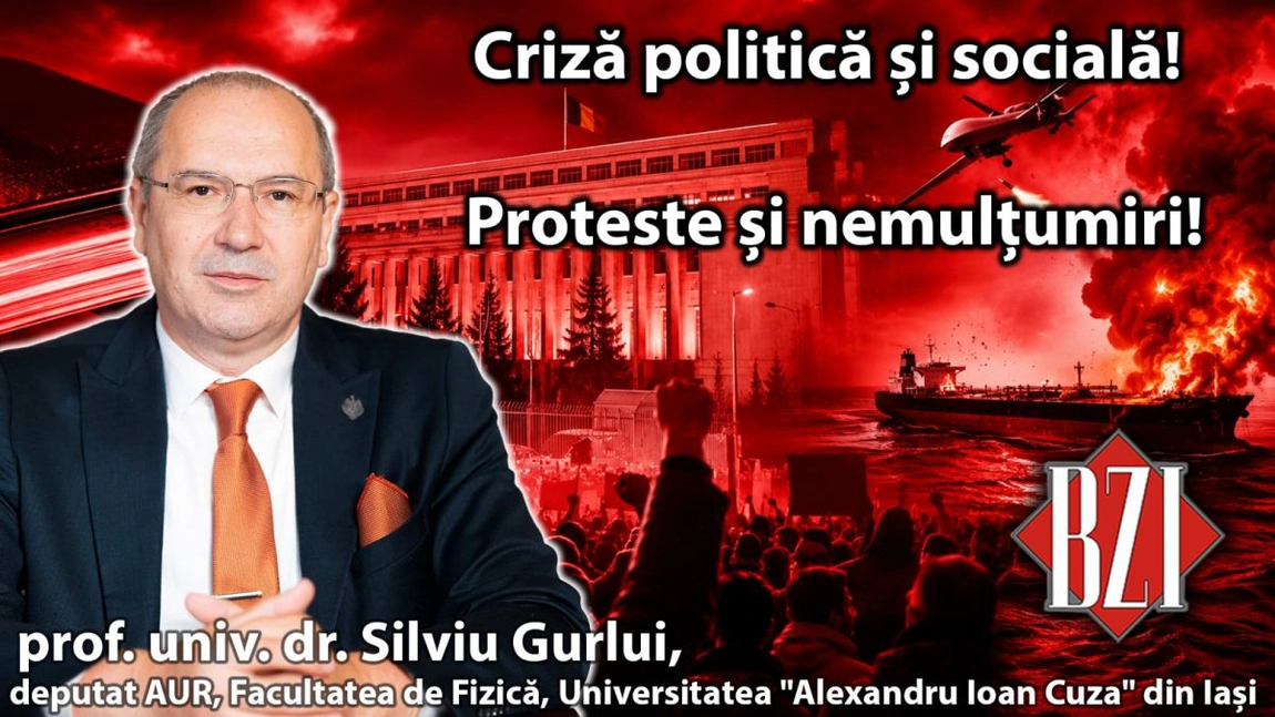 Studio-Politic BZI LIVE cu prof. univ. dr. Silviu Gurlui, deputat AUR, Facultatea de Fizică, Universitatea 