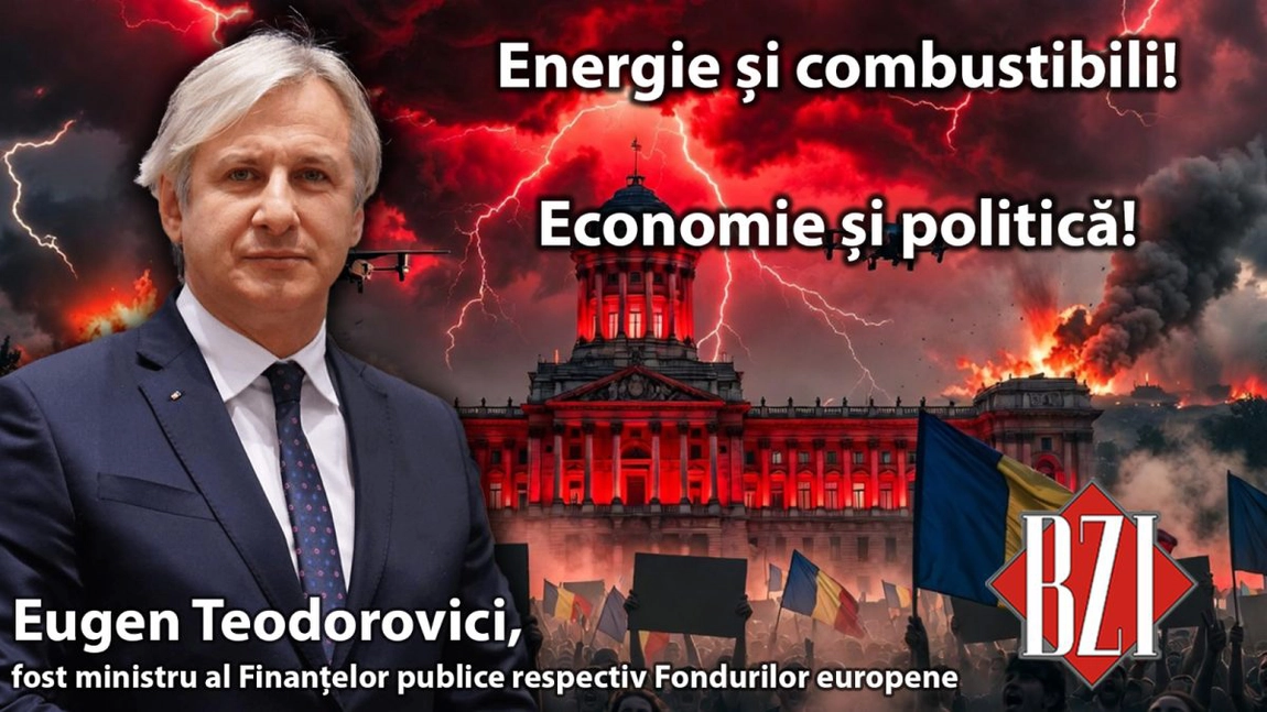 LIVE VIDEO - Studio-Politic BZI LIVE cu Eugen Teodorovici, fost ministru al Finanțelor publice respectiv Fondurilor europene