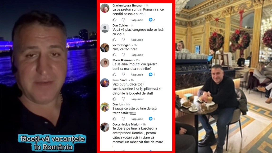 Deputatul ”Offside”, Ciprian Paraschiv îi îndeamnă pe români să își facă vacanța pe litoralul românesc, dar el stă gratuit la hotelul colegului de partid AUR