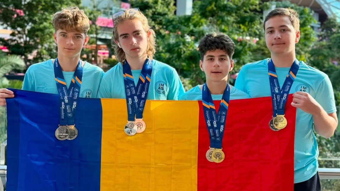 Opt medalii pentru Iași la un concurs internațional de matematică desfășurat în Vietnam! Performanță spectaculoasă pentru elevii Colegiului Național