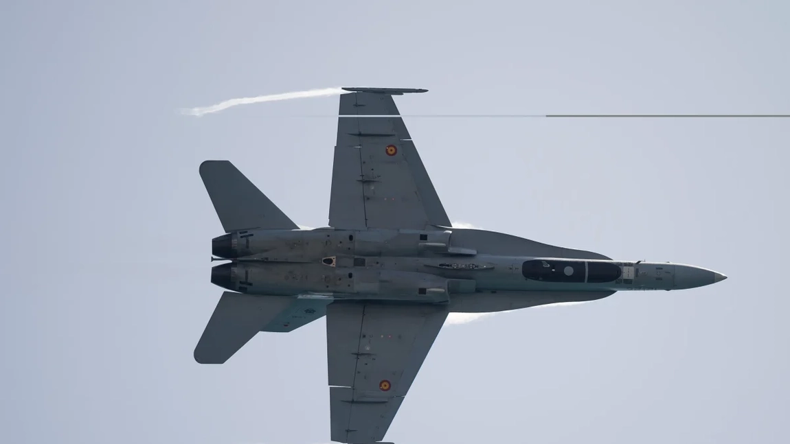 Alertă la granița României cu Ucraina! Două F-18 spaniole au decolat de la Kogălniceanu