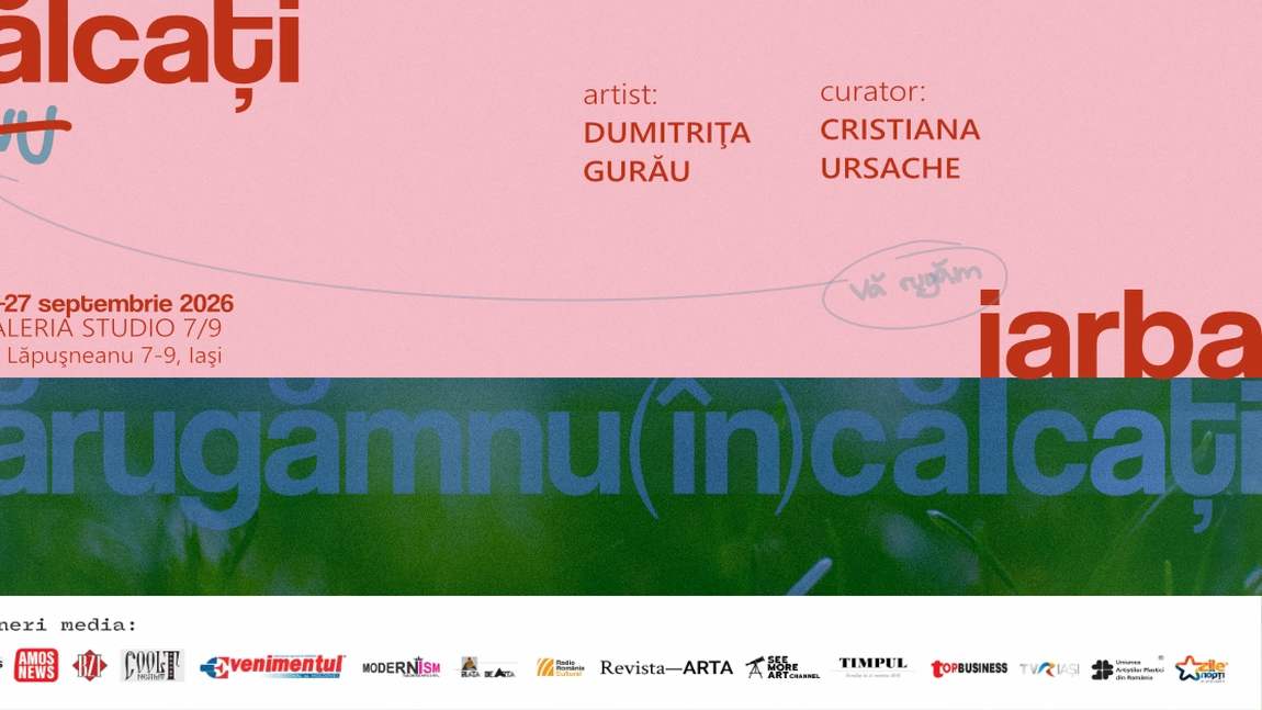 Opening „Vă rugăm (nu) călcați iarba!” - Galeria Sudio 7/9 Iași I 24 septembrie 2026