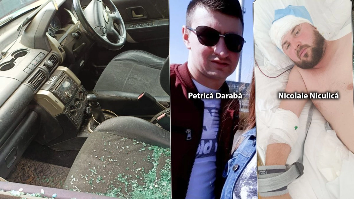 O familie de bătăuși a desfigurat doi frați! „A spart geamul mașinii și mi-a dat cu ranga în cap”