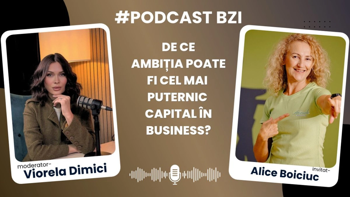 LIVE VIDEO - Alice Boiciuc, antreprenoare: De ce ambiția poate fi cel mai puternic capital în business?