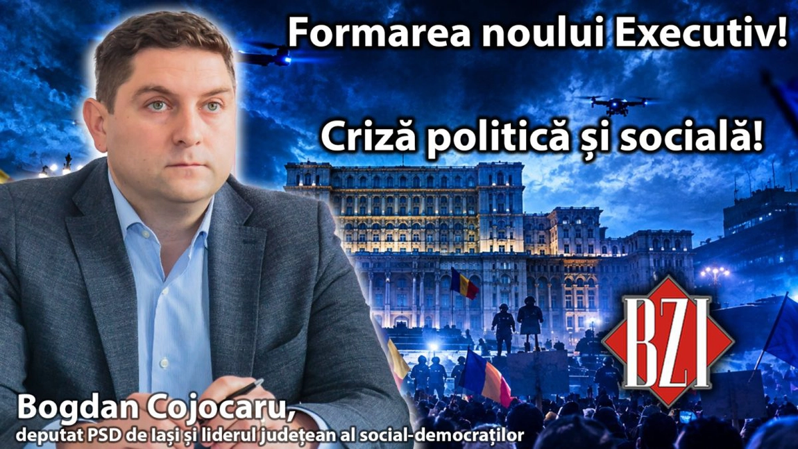 Studio-Politic BZI LIVE cu Bogdan Cojocaru, deputat PSD de Iași și liderul județean al social-democraților
