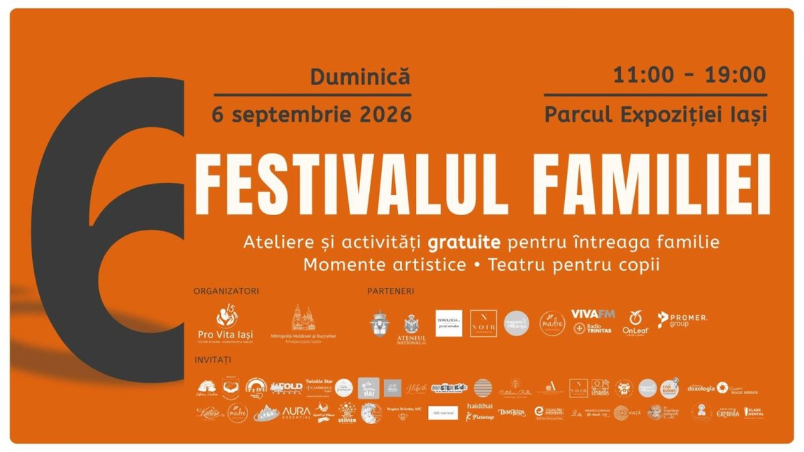 Evenimente care vor avea loc în Arhiepiscopia Iașilor, în perioada 6-12 septembrie 2026