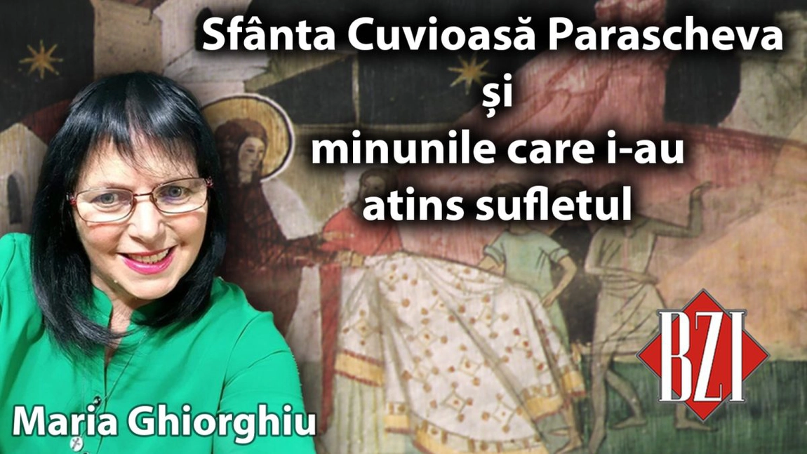 Maria Ghiorghiu vorbește la BZI LIVE despre Sfânta Cuvioasă Parascheva și minunile care i-au atins sufletul!