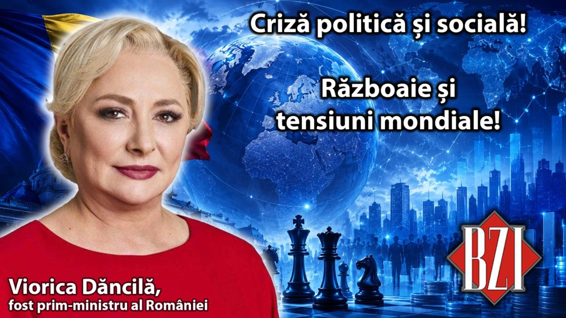 Studio-Politic BZI LIVE alături de invitatul special Viorica Dăncilă, fost prim-ministru al României! Temele momentului vor fi dezbătute