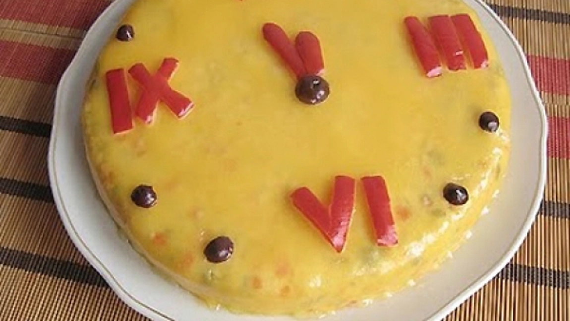 FOTO - Idei de ornamente pentru salata de boeuf de Revelion