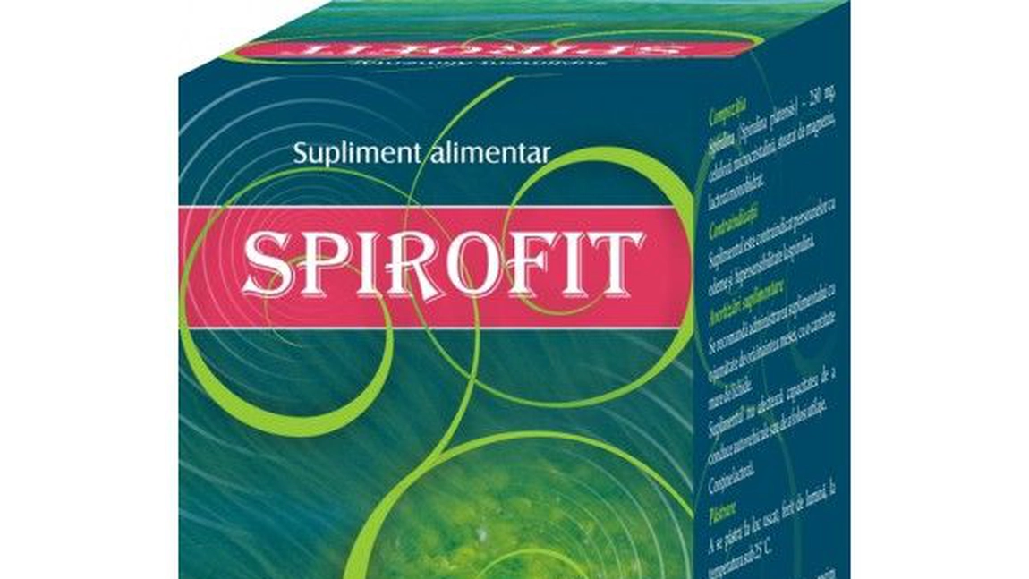 Spirofit, solutia naturala pentru vitalitatea, tonifierea si frumusetea ta!