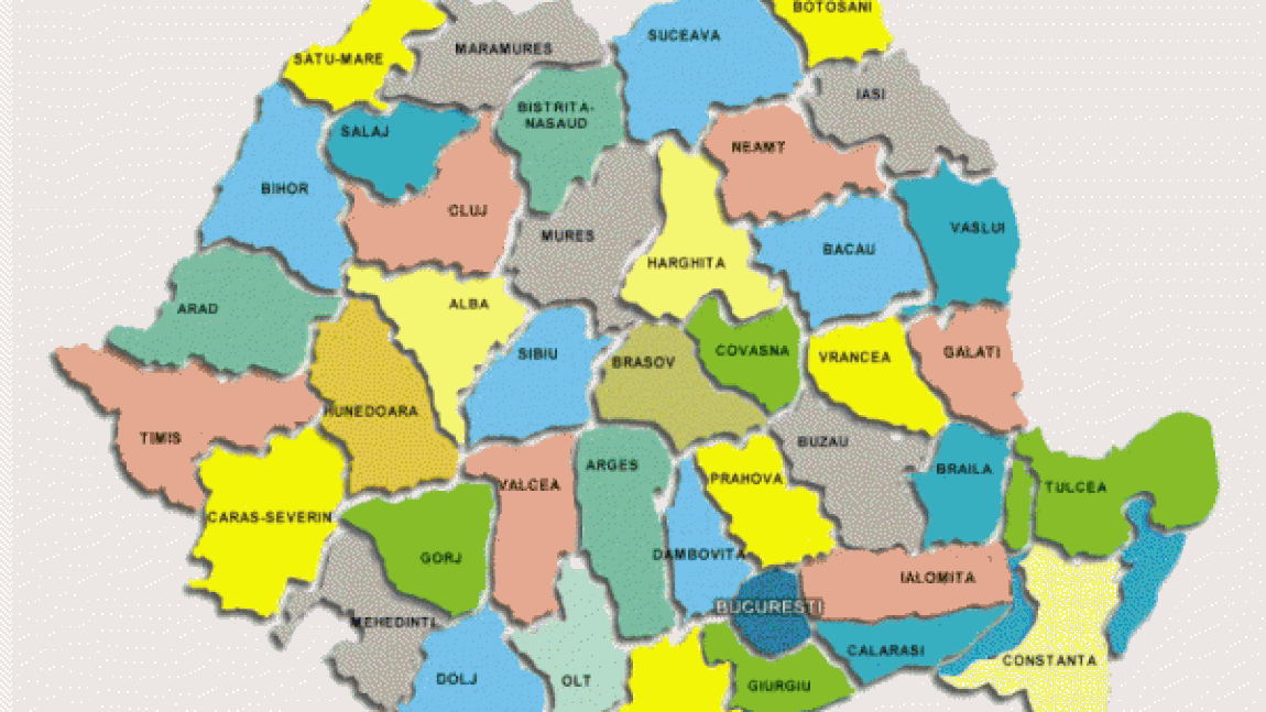 Iata cum arata harta Romaniei acum 60 de ani. Ce judete nu existau atunci - FOTO
