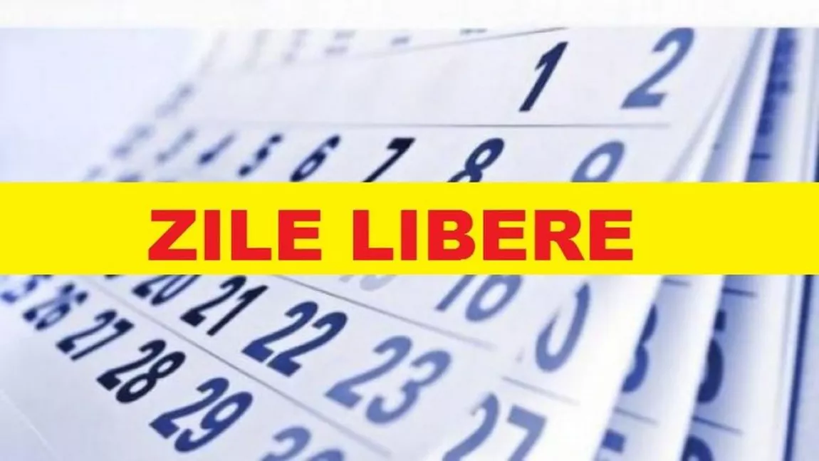 Românii se vor bucura de mai multe zile libere