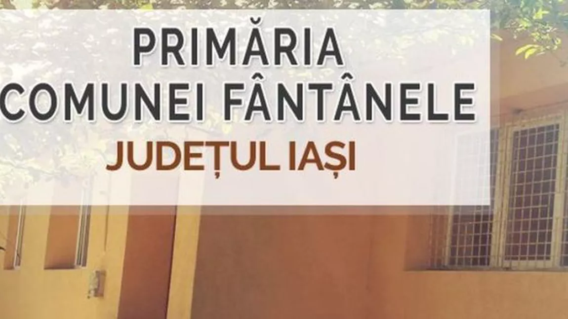 Primăria Fântânele angajează profesor institutor la Centrul de Zi