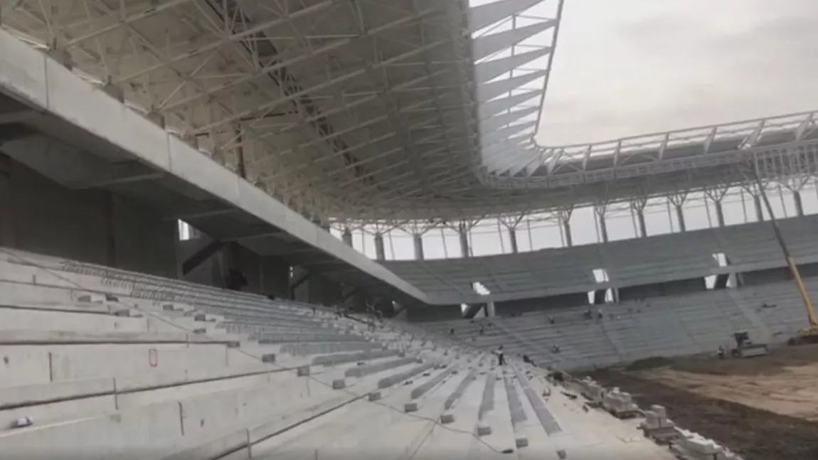 Stadionul Steaua are acoperișul urcat aproape în totalitate. Ce împiedică punerea gazonului