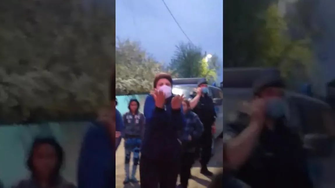 Exclusiv! Imagini care vă pot afecta emoțional! Primarul unei comune din Iași se năpustește violent asupra votanților săi! Violențe extreme cu jandarmii de față - VIDEO