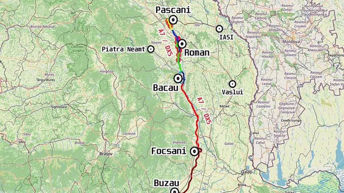 Iată traseful oficial al autostrăzii A8! Pe unde va trece - HARTĂ