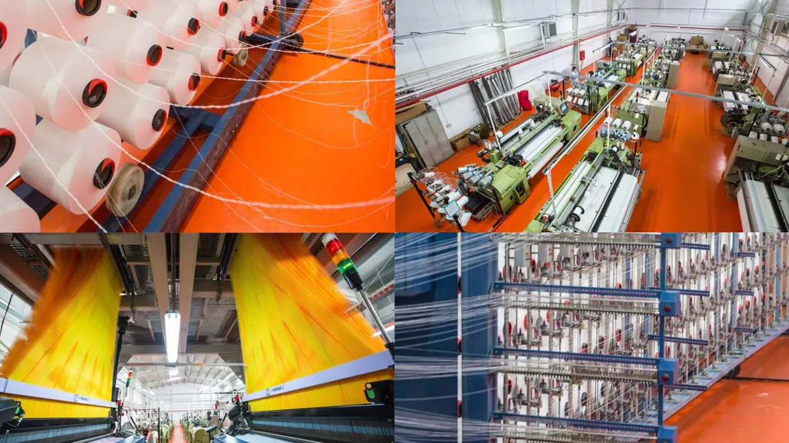 Fabrica de textile Majutex din Iași produce țesături pentru veste antiglonț și parașute. Omul de afaceri Iulian Mancași a investit 130.000 de euro, fonduri europene - FOTO