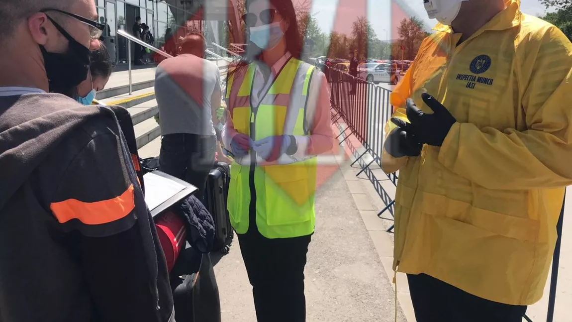 ITM Iaşi: Acţiune de informare a persoanelor care pleacă la muncă în străinătate, la Aeroportul Iaşi - FOTO,VIDEO