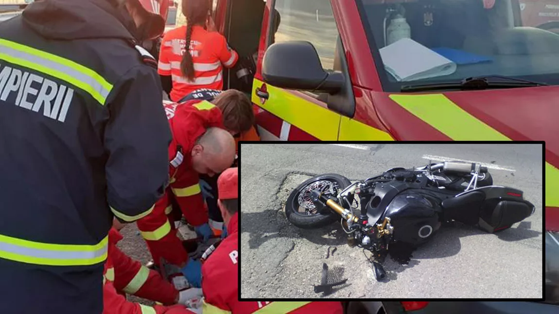 Accident grav la Iași! Un tânăr din Iași se zbate între viață și moarte după ce a gonit pe o motocicletă fără permis de conducere