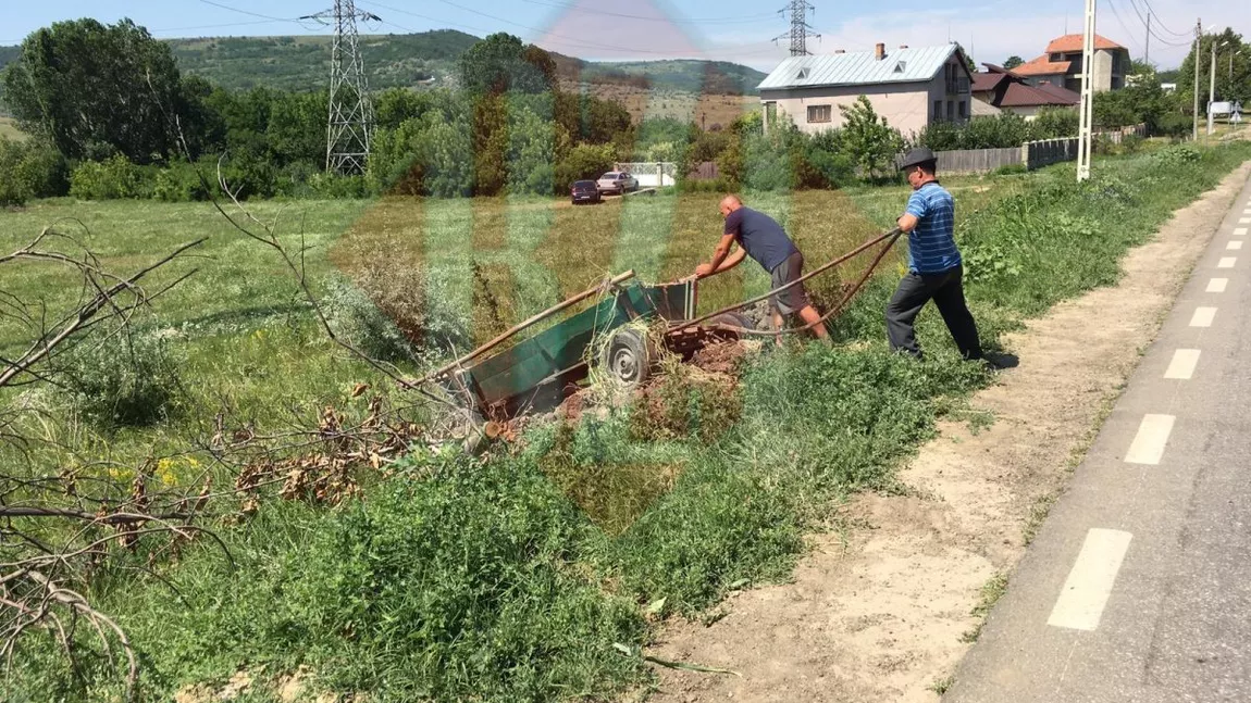 Accident rutier la Bohotin. A fost implicată o căruță - UPDATE / FOTO