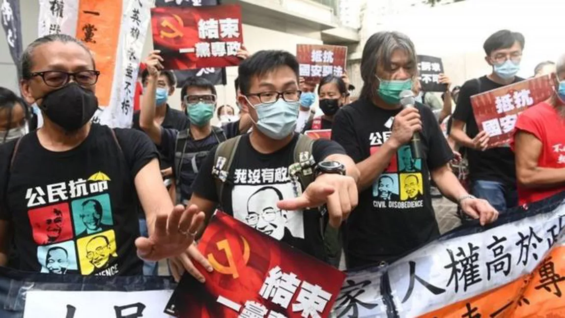 Legea securității în Hong Kong: Arestat pentru că a arborat un steag!