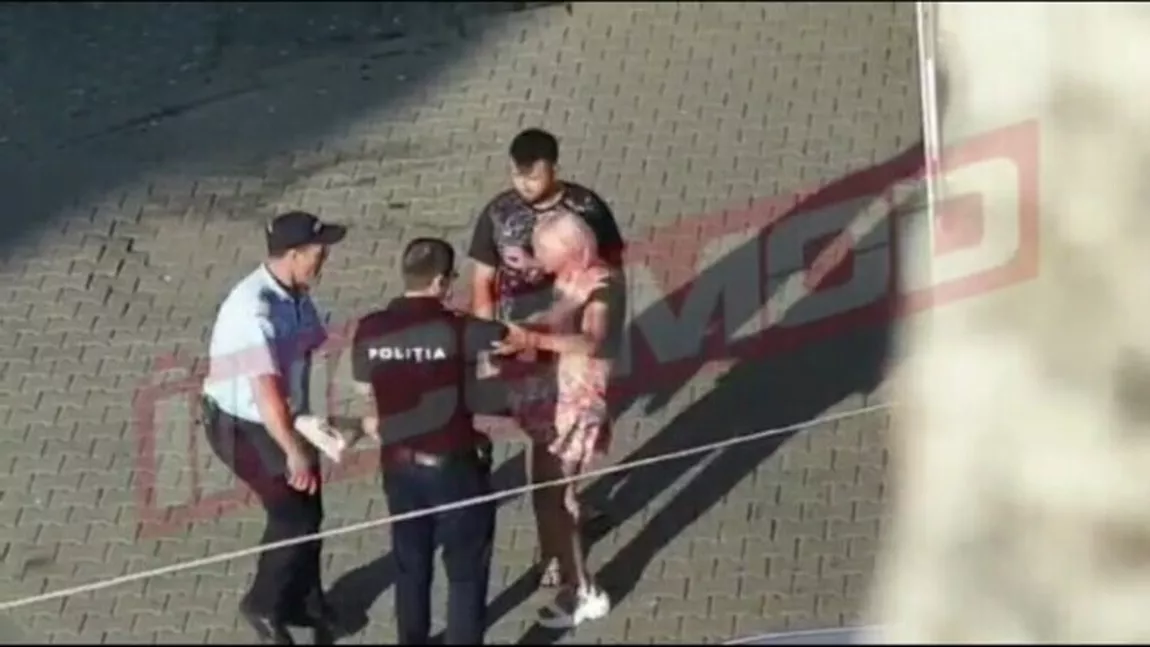 Un poliţist şi un jandarm au fost agresaţi de o femeie. Totul s-a întâmplat în centrul oraşului Mizil - VIDEO