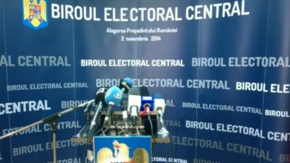 Biroul Electoral Central anunță azi rezultatele finale ale alegerilor din București