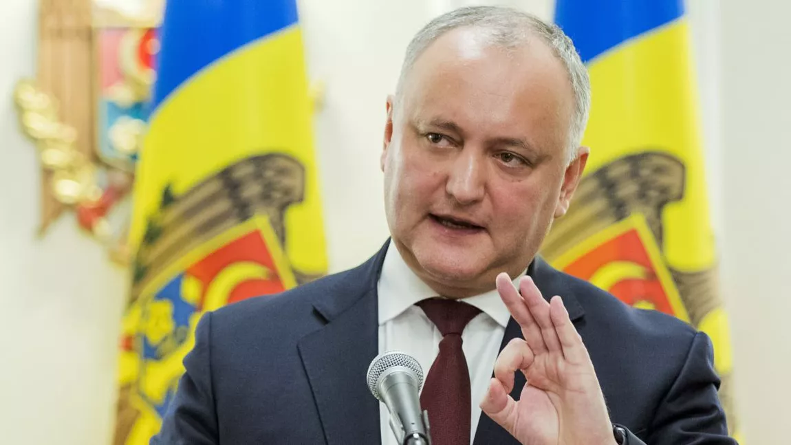 Igor Dodon, pe locul întâi în primul tur al scrutinului prezidenţial din Republica Moldova
