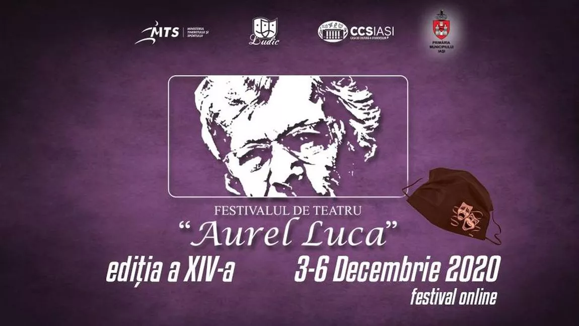 Moment emoționant la Iași! La 3 ani de la moartea legendarului Aurel Luca, la Casa de Cultură a Studenților are loc cea de-a XIV-a ediție a Festivalului de Teatru 