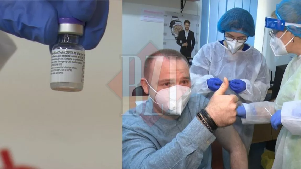 România începe campania de vaccinare anti-COVID-19. Dr. Florin Roșu, managerul Spitalului de Boli Infecţioase Iași, s-a vaccinat împotriva COVID-19