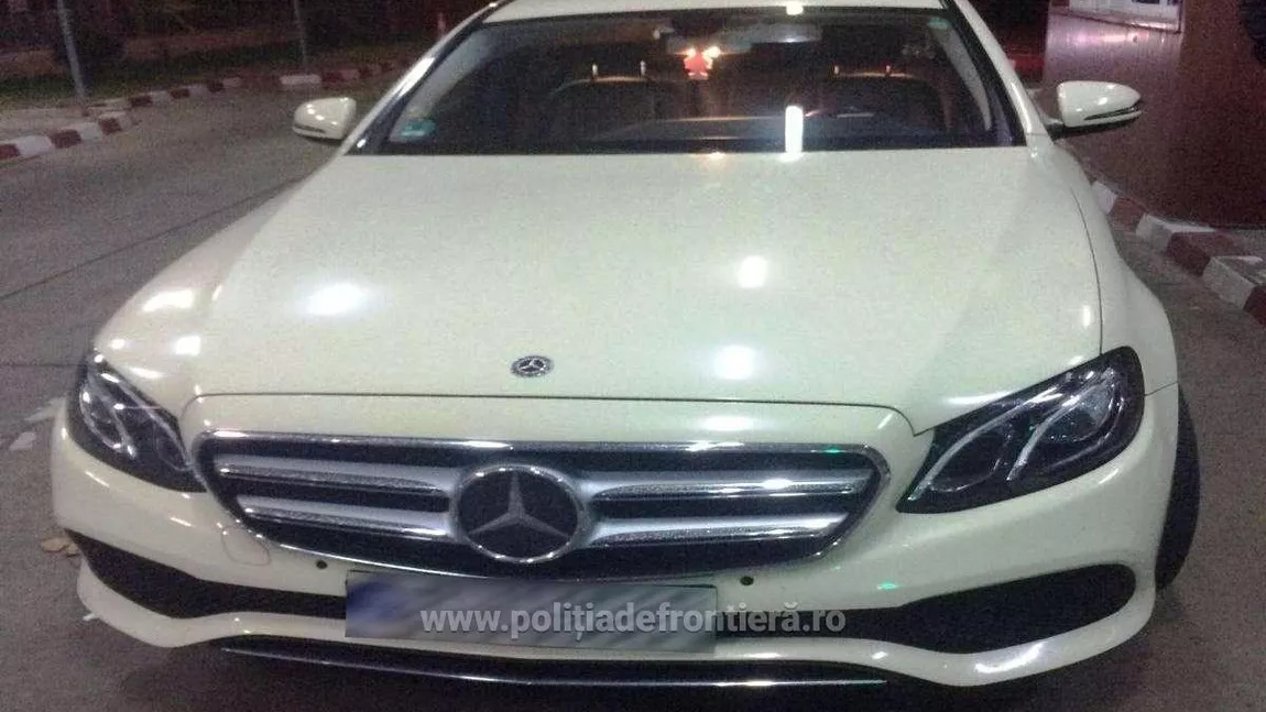 Autoturisme de lux Mercedes furate din Germania, confiscate de polițiștii de frontieră ieșeni