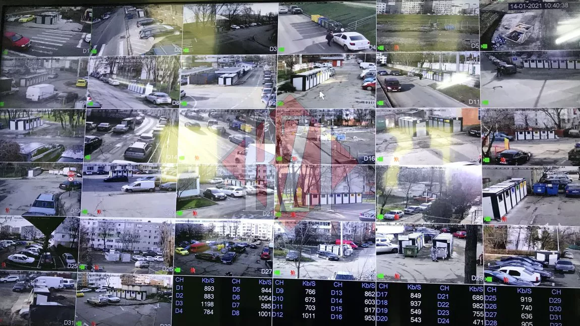 Ieșenii sunt urmăriți pas cu pas, până și la ghena de gunoi! Reportaj din camera secretă în care sunt monitorizați locuitorii orașului! Imagini SF din locul în care este supravegheat totul! GALERIE FOTO / VIDEO