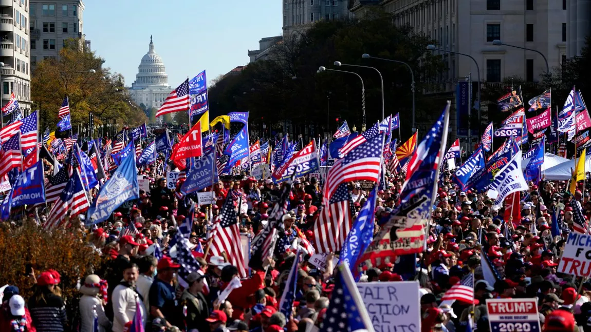 Proteste Washington DC. Susținătorii lui Donald Trump au avertizat autoritățile să nu vină înarmate - Video