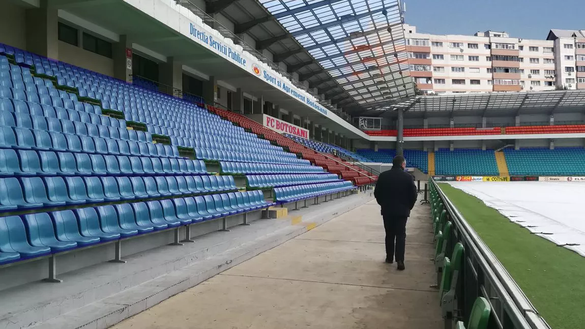 Lucrări ample de modernizare la stadionul din Botoșani! 