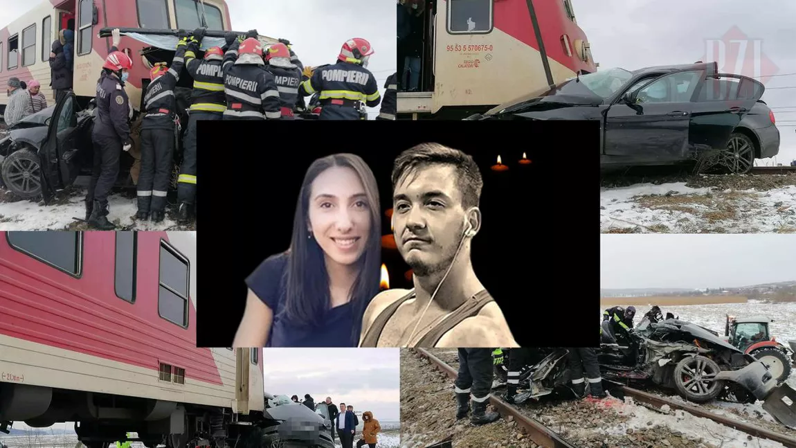 Tragedie de Valentine’s Day la Iași! O plimbare în doi s-a terminat dramatic, sub roțile unui tren de călători. Manevra greșită care a ucis doi tineri frumoși - GALERIE FOTO / VIDEO