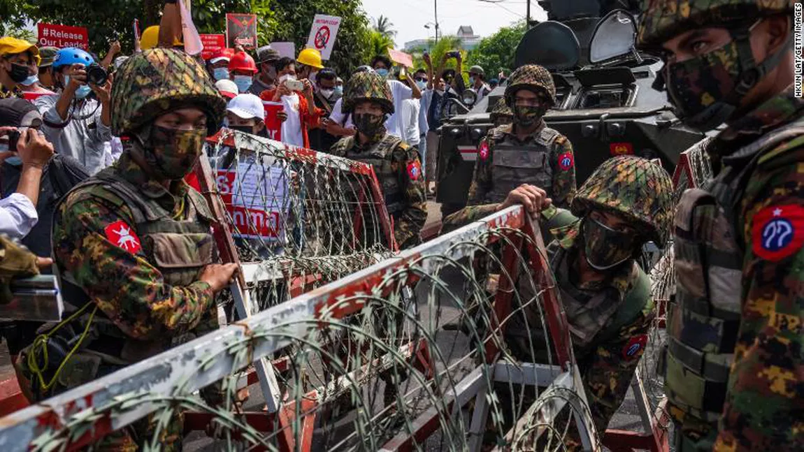 Reprezentanţii ONU sunt speriaţi de potenţialul de violentă din Myanmar după lovitura de stat