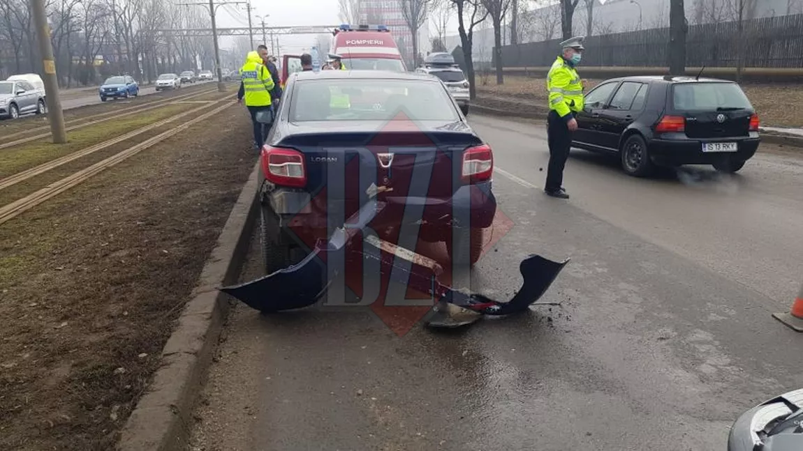 Accident rutier pe Calea Chişinăului. O tânără a leşinat la volan după ce un şofer cu o alcoolemie uriaşă a intrat direct în ea (Exclusiv) - FOTO/ VIDEO