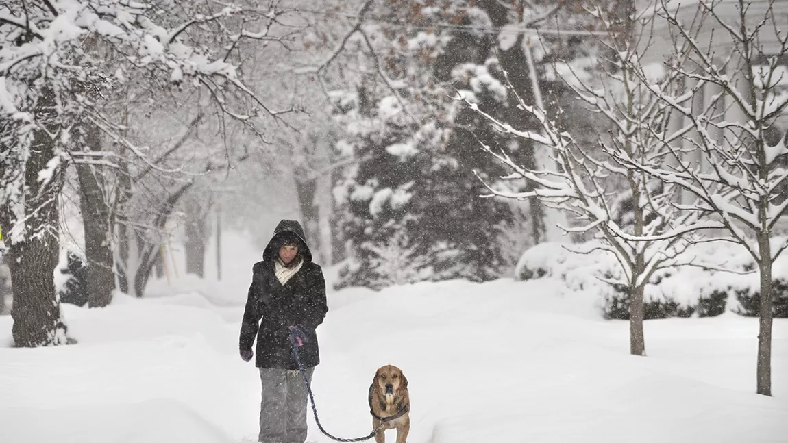 Iarna se întoarce! Meteorologii au emis o informare de ninsori şi polei pentru următoarele zile